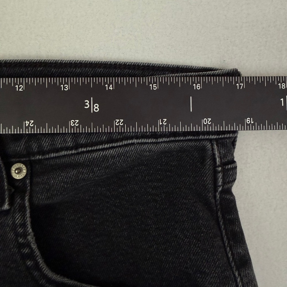 Hollister Baggy Jeans Mens 32x29 Washed Black Relaxed Fit Denim Y2K Streetwear - Picture 5 of 14